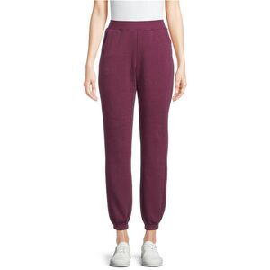 Athletic Works Womens Juniors Solid Tapered Relaxed Sweatpants Athletic Pants...